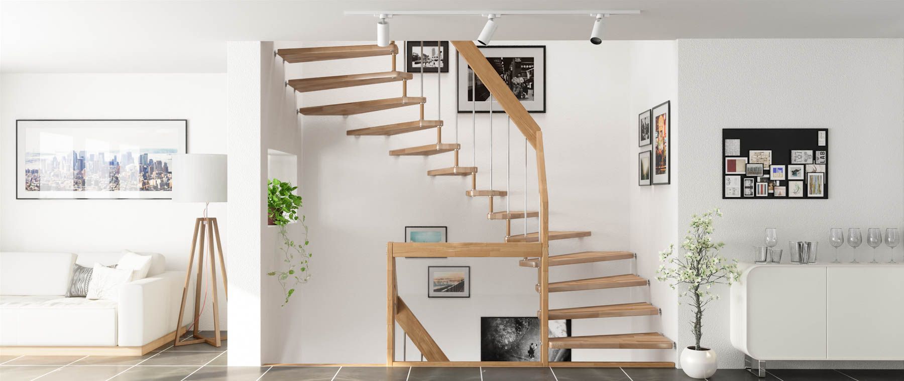 originalen Holztreppe von Kohler Treppen