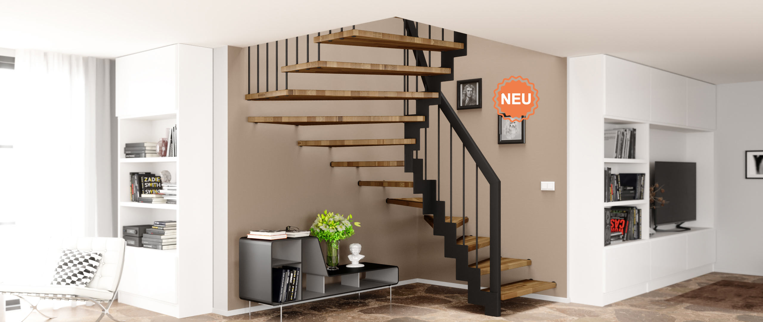 originalen Holztreppe von Kohler Treppen